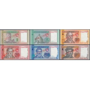 Belarus, FULL SPECIMEN SET 1-100 Rubles 1993 (6pcs)