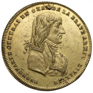 Frankreich, Medaille 1796 - Bonaparte, Sieg im Italienfeldzug