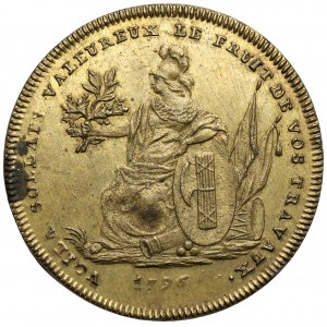Francúzsko, medaila 1796 - Bonaparte, víťazstvo počas talianskej kampane