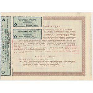 ST. MAJEWSKI Tow. Akc. Fabryk Ołówków, Em.1, 600 zl 1931