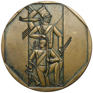 Medaila, 100. výročie novembrového povstania 1930 (Repeta/Wabiński)