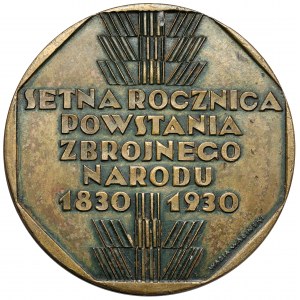 Medaile, 100. výročí listopadového povstání 1930 (Repeta/Wabiński)