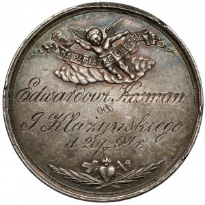 Gedenkmedaille auf die Taufe 1894, Majnert - Silber