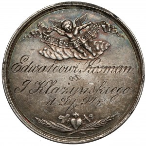 Christening Commemorative Medal 1894, Majnert - silver