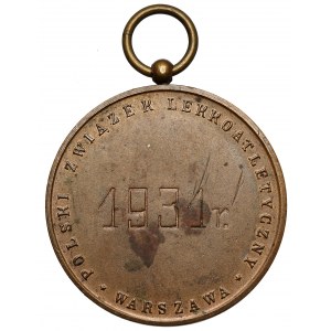Medal nagrodowy, Polski Związek Lekkoatletyczny, Bieg na przełaj - 3 maj 1931