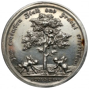Germany, Silver religious medal, XVIII-XIX century