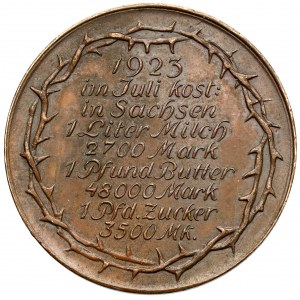 Nemecko, medaila za infláciu 1923