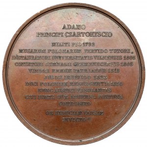 Medaille, Adam Jerzy Czartoryski 1847