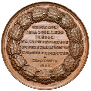 Medaila, Tadeusz Reytan 1860 - REVERZ