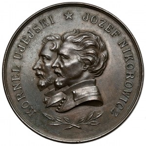 Medal, Kornel Ujejski and Józef Nikorowicz 1893