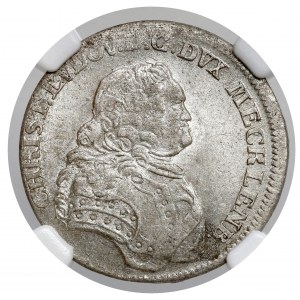 Mecklenburg-Schwerin, Christian Ludwig II, 1/6 Taler 1754 OHK