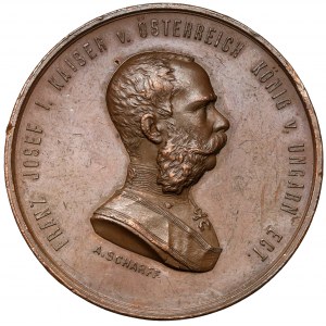 Rakúsko-Uhorsko, František Jozef I., medaila 1873 - Weltausstellung Wien