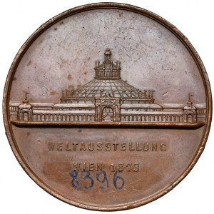 Österreich-Ungarn, Franz Joseph I., Medaille 1873 - Weltausstellung Wien