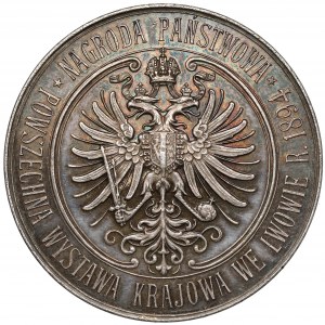 Medaille, Allgemeine Landesausstellung, Lwow 1894 - SILBER