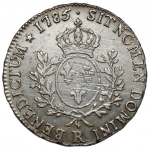 France, Louis XVI, Ecu 1785 R, Orlean