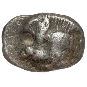 Grécko, Myzia, Kyzikos (480 pred n. l.) Tetartemorion - vzácne
