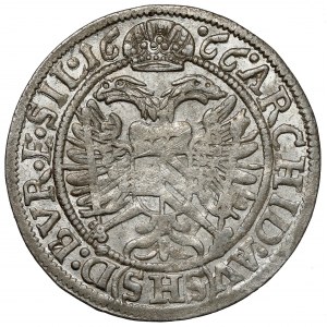 Sliezsko, Leopold I, 3 krajcary 1666 SHS, Wrocław