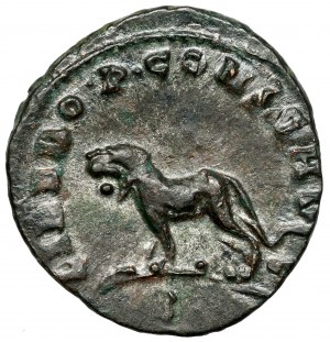 Gallien (258-268 n. Chr.) Antoninianischer männlicher Panther