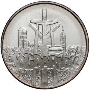 100,000 zloty 1990 Solidarity - variety C