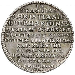 August II Silný, půl guldenu (1/3 tolaru) 1727 IGS, Drážďany - Cypřišek