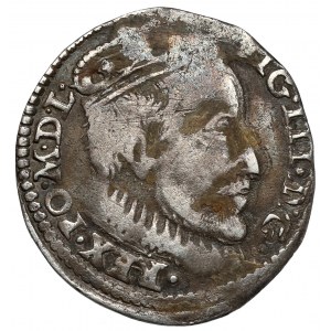 Sigismund III Vasa, Trojak Poznań 1588 - LARGE head - B.RARE