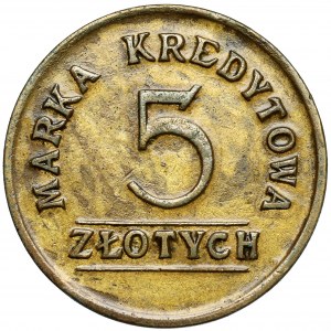 Luck, 24. peší pluk - 5 zlotých