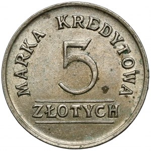 Łódź / Sieradz, 31. Pułk Piechoty Strzelców Kaniowskich - 5 złotych