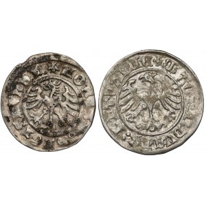 Zygmunt I Stary, Półgrosz Kraków 1509 (1599) i Wilno 1510 (2szt)