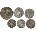 Srebrne monety polskie, zestaw (6szt)
