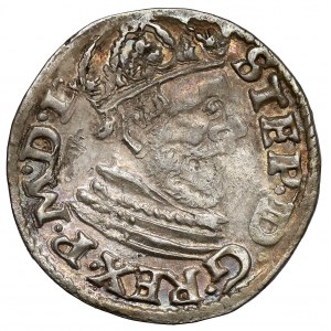 Stefan Batory, Trojak Poznań 1585 - small head