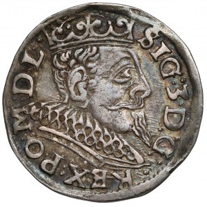 Sigismund III. Wasa, Trojak Poznań 1597 - großer Kopf