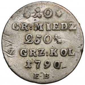 Poniatowski, 10 groszy 1790 EB
