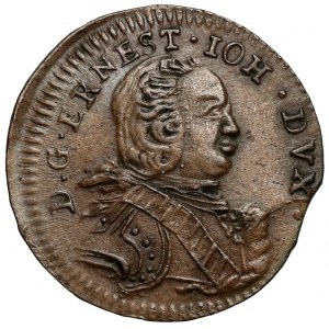 Kurlandia, Ernest Jan Biron, Szeląg Mitawa 1764 - IFS