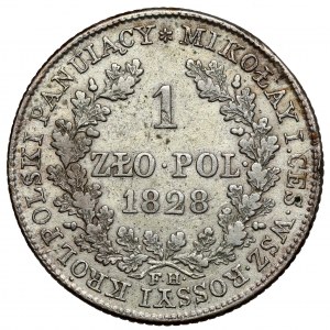1 złoty polski 1828 FH - rzadki rocznik