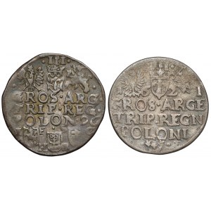 Sigismund III. Vasa, Trojak Bydgoszcz 1596 und Krakau 1621 (2 St.)