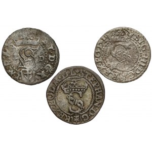 Stefan Batory and Sigismund III Vasa, set of shellacs (3pcs)