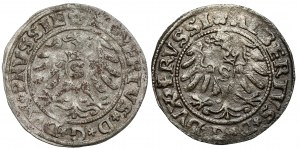 Prusy, Albrecht Hohenzollern, Szeląg Królewiec 1530-1531, zestaw (2szt)