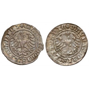 Žigmund I. Starý, vilenský polgroš 1509 a 1510 (2 ks)