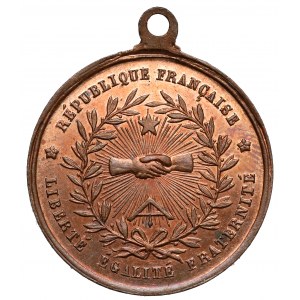Francie, revoluční žeton 1848 - Souvenir du Banquet Fraternel
