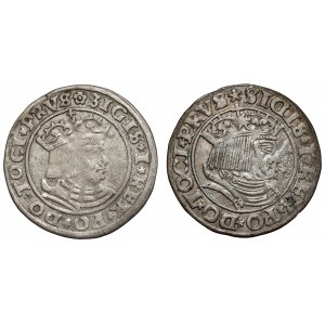 Sigismund I the Old, Torun penny 1529 and 1531 (2pc)