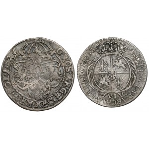 Žigmund III Vaza a August III Sas, šesťpence 1626-1753 (2ks)