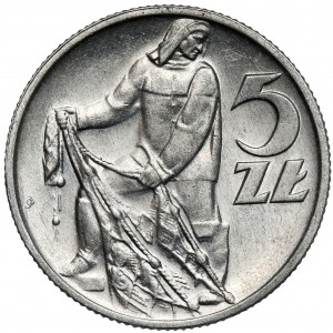 Rybak 5 złotych 1959