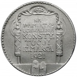 Medaille, Zum Gedenken an die Annahme der Märzverfassung 1921