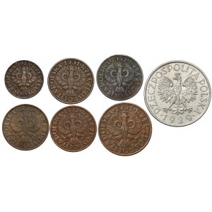 1 grosz - 1 złoty 1923-1934 (7szt)
