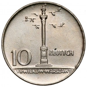 10 zlatých 1966 malý stĺpec