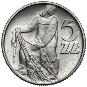 Rybak 5 złotych 1960