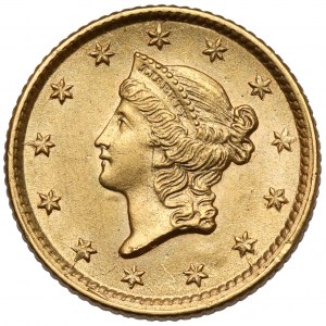 USA, 1 dolár 1854