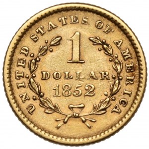 USA, 1 dollar 1852