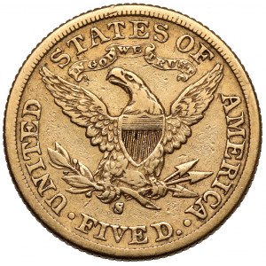 USA, 5 dolarů 1899-S