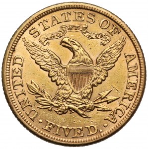USA, 5 dolarů 1901